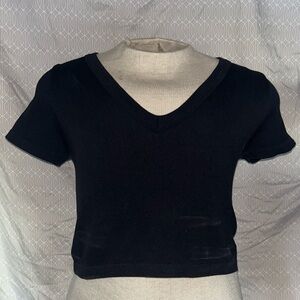 Black Crop Top